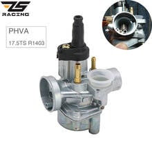 ZS Racing New 1PC Motorcycle Carburetor DELLORTO PHVA 17.5TS R1403 Carburador Carb For 2T Yamaha Aerox Minarelli Scooters 2024 - buy cheap