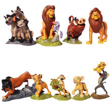 9pcs/Set Disney The Lion King Simba Nala Timon Model Figure PVC Action Figures Classic Toys Best Birthday Gifts for Kid 2024 - buy cheap