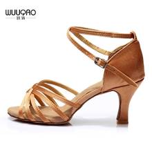 WUUQAO-zapatos de baile para mujer, calzado de tacón para Tango, salón, latina, Salsa, gran oferta 2024 - compra barato
