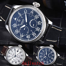 New 44mm Parnis dial automatic men's mechanical watch leather strap men's watch sapphire crystal men's watch waterproof 2024 - buy cheap