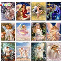 Pintura de diamantes 5D de Ángel, bordado de diamantes cuadrados de cristal para niño, punto de cruz, chica, decorativo, elfo, Ángel, 3Ts02 2024 - compra barato