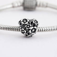 Authentic S925 Silver Bead Flower Mommy Charm fit Lady Bracelet Bangle Girl Birthday Gift DIY Jewelry 2024 - buy cheap