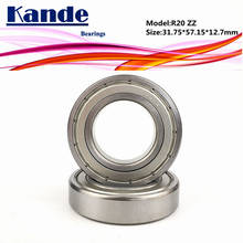 Kande Bearings R20 R20ZZ 2pcs ABEC-1 R20 ZZ Inch Bearing  31.75*57.15*12.7mm  Inch 2024 - buy cheap