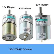 37mm Brushed DC Motor 12V High Torque Metal Gear Motor XD-37GB520 6mm Shaft Diameter Low Speed For RC Smart Robot Chassis DIY 2024 - buy cheap