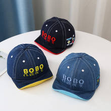 Kids Korean Denim Cowboy Soft Brim Baseball Caps Children Toddler  Embroidery Snapback Hat Baby Boy Girls Jean Sun Hats Gorras 2024 - buy cheap