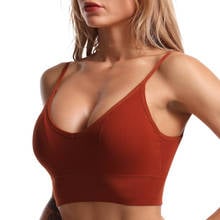 crop top women bra sexy bralette women underwearpush up invisible bra brassiere crop top seamless female lingerie sports bra 2024 - buy cheap