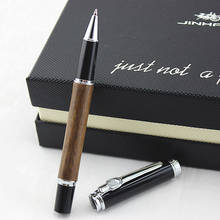 JINHAO 8802 EXECUTIVE BLACK AND SILVER ROLLER BALL PEN ROSEWOOD 3 COLORS FOR CHOOSE OFFICE BUSINESS BEST GIFT 2024 - купить недорого