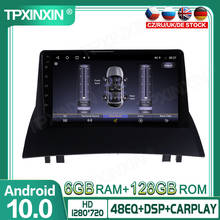 Radio con GPS para coche, reproductor Multimedia con Android 10, unidad principal, grabadora de cinta, IPS, para Renault Megane 2 128-2002, 2009 2024 - compra barato