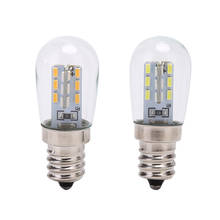 E12 220V LED Light Bulb E12 LED High Bright Glass Shade Lamp Pure Warm White Lighting For Sewing Machine Refrigerator 1PC 2024 - buy cheap