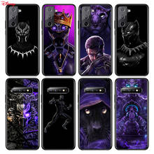 Silicone Cover Marvel Black Panther For Samsung Galaxy S21 S20 FE Ultra S10 S10E Lite S9 S8 S7 Edge Plus Phone Case 2024 - compre barato