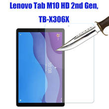 Tempered Glass For Lenovo TAB M10 HD Gen 2 TB-X306X 2nd generation 10.1 inch Protective Screen Protector Film 2024 - buy cheap
