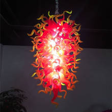 Serie navideña-candelabros dorados de lujo, candelabro LED moderno de cristal de Murano hecho a mano 2024 - compra barato