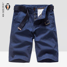 Men Shorts Military 100% Cotton Loose Casual Pocket Shorts Summer Fashion Brand Khaki Male Short Pants Tactical DropShipping 2024 - buy cheap