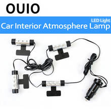 OUIO 1Set Car Interior LED Atmosphere Lamp Flexible Light For Honda Civic Accord Fit Subaru Impreza Forester XV Nissan Qashqai 2024 - buy cheap