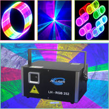 Бесплатная Доставка ILDA + SD карта + DMX512 2D/3D многофункциональная RGB система шоу/рождественское dj оборудование лазерное 2024 - купить недорого
