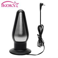 IKOKY Electric Shock Anal Plug Medical Themed Teaser G-spot Massager Big Butt Vaginal Dilator Sex Toys for Men Women 2024 - buy cheap