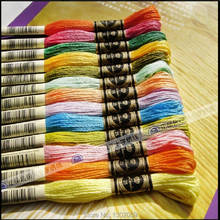 8.7 Yard 200 Pieces Royal Floss Cross Stitch Embroidery Royal Floss Yarn Thread + 200 Pieces of Needle 2024 - buy cheap