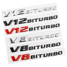 10pcs Car Side Fender Wind Vane Air Sticker V8 BITURBO For Mercedes Benz  W212 W202 W203 W204 W205 W209 W210 W211 W213 CLA CLS 2024 - buy cheap