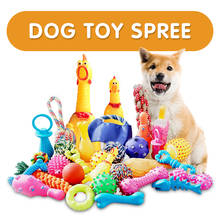 10PCS/Set Pet Dog Toys Puppy No Poison Health Chew Interactive Bones Molar Clean Teeth Toys Chew Toy Squawking Chicken Cat Toys 2024 - buy cheap