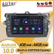 64GB For Toyota Corolla 2007 2008 2009-2013 Car Stereo Multimedia Player Android GPS Navi Auto Audio Radio Carplay PX6 Head Unit 2024 - buy cheap