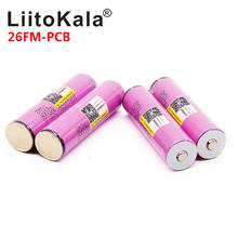 NEW LiitoKala 18650 2600mah ICR18650-26FM 3.7V 18650 Capacity Rechargeable Li-ion Battery for LED Flashlight Torch Battery 2024 - buy cheap