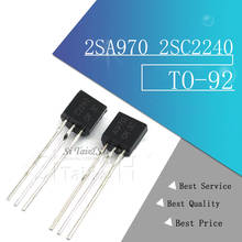 Transistores bipolares BJT NPN, nuevo y original, 2SA970 2SC2240 TO92 (50 Uds. * A970 + 50 Uds. * C2240) TO-92, 100 Uds. 2024 - compra barato
