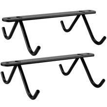 Mug Holder, Set of 2 Coffee Mug Holder Under Cabinet, Metal Mug Rack Wtih 8 Hanging Hooks for Mugs, Coffee Cups 2024 - buy cheap