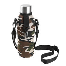 750ML Water Bottles Carrier Pouch Adjust Shoulder Strap Drinking Pot Bag Portable Sports Insulated Neoprene Glass Bottle Sleeve 2024 - buy cheap