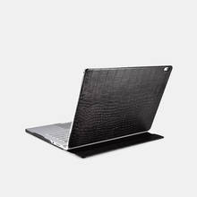 Icarer-funda con tapa desmontable para Microsoft Surface Book, carcasa de piel auténtica de cocodrilo en relieve de 13,5 pulgadas, para Surface Book de 13,5 pulgadas 2024 - compra barato