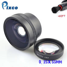 Pixco 55MM 0.25X Super Macro Wide Angle Fisheye Lens thread lens For Canon Fuji FX NIKON PENTAX DSLR SLR Camera 2024 - buy cheap