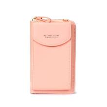 New Women Mini Small Handbag Female Long Purse Coin Cell PU Leather Phone Bags Lady Messenger Bag Clutch Crossbody Shoulder Bag 2024 - buy cheap