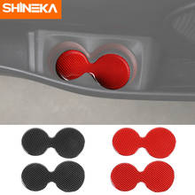 SHINEKA Interior Accessories for Dodge RAM 1500 Car Door Cup Holder Cup Mats Decoration Cover Stickers for Dodge RAM 1500 2018+ 2024 - buy cheap