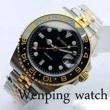 40mm Bliger 2020New Men's Top Luxury Mechanical Watch Sapphire Glass Ceramic Bezel Luminous Waterproof Men's Automatic Watch 2024 - buy cheap