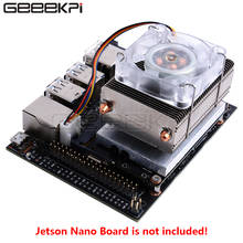 GeeekPi Ice Tower Cooling Fan Super 7 Colors RGB Changing Light for NVIDIA Jetson Nano Developer Board 2024 - buy cheap