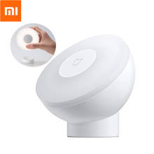 Xiaomi Mijia LED Induction Night Light 360 Degree Rotating Lamp Adjustable Brightness Infrared Motion Sensor with Magnetic Base 2024 - buy cheap