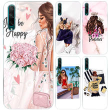 Princess Female boss coffee Soft Silicone Phone Case for Huawei Honor 20 20i 20E 20S 10i 9X 8S 8X 8C 8A 8 Lite 7S 7A Pro Cover 2024 - buy cheap