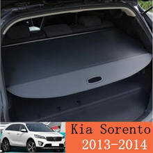 Alta qualidade do carro traseiro trunk segurança escudo de tela carga sombra capa para kia sorento 2013 2014 2024 - compre barato