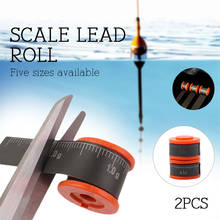 Fishing Lead Sinker Fishing Scale Lead Biomimetic Bait Small Component Scale Lead Roll 0.4mm 2pcs Durable Practical Portable 2024 - buy cheap