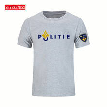 Camisa da polícia dos países baixos t camisa da polícia especial contra-greve t camisa masculina moda legal algodão camisetas 2024 - compre barato