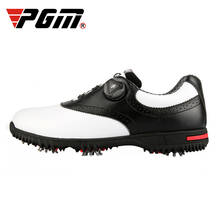 Мужская обувь для гольфа PGM, дышащая Спортивная обувь из микрофибры с шипами, осенне-зимняя водонепроницаемая Нескользящая спортивная обувь, повседневная обувь 2024 - купить недорого