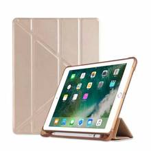 Silicon Soft Shell for IPad 9.7 2017 2018 Auto Sleep/Wake Up Cover with Pencil Holder for Ipad Pro 9.7 Air 2 / Air Tablet Case 2024 - buy cheap