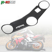 For HONDA CBR600RR CBR 600RR 2003 2004 Motorcycle Carbon Fiber Decal Sticker Pad Triple Tree Top Clamp Upper Front Protector 2024 - buy cheap