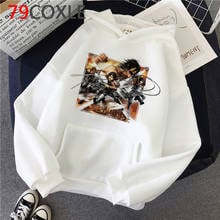 Attack on Titan Funny Cartoon Hoodies Men Harajuku Japanese Anime Fashion  Eren Graphic Sweatshirt Warm Casual Hoody Male 2024 - buy cheap