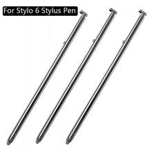 Caneta stylus para lg caneta 6 q730, caneta capacitiva cinza azul multifuncional para substituição 2024 - compre barato