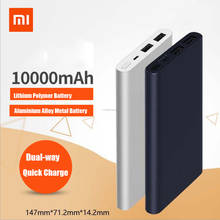Original Xiaomi Mi Power Bank 3 10000mAh Fast Charging with 3 USB Output Two Way Quick Charge 18W Max Powerbank For Smart Phones 2024 - buy cheap