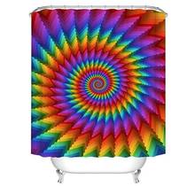 Colorful Design Shower Curtains Waterproof Bathroom Decor with Hooks 3D Girls Boys Gifts 2024 - buy cheap