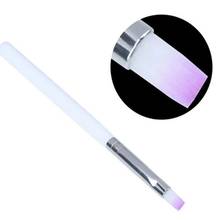 Одна кисть для ногтей белая УФ фототерапия Гель-лак Инструменты для маникюра акриловая ручка для рисования лайнера Женские аксессуары для дизайна ногтей 2022 - купить недорого