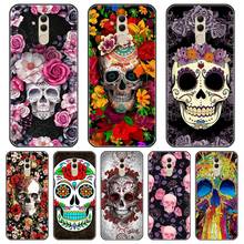 Cases For Huawei Mate 7 8 9 10 20 Lite Skull Rose Skeleton Flower Silicone Back Cover For Huawei Mate 9 10 20 Pro Phone Case 2024 - buy cheap