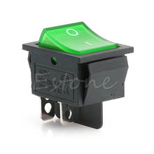 Rocker Switch With Light KCD4-201N 4 Pin ON/OFF 2 Position 250V DPST 1/5/10Pcs 2024 - buy cheap