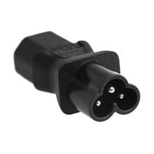 IEC 320 3-Pin C13 Female To C6 Male Cloverleaf Plug AC Power Adapter Converter 2024 - buy cheap